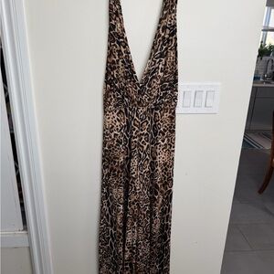Leopard Print Maxi Dress